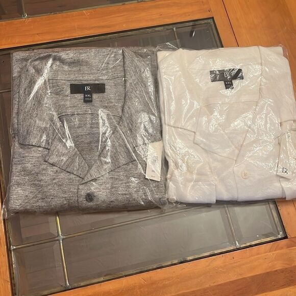 NWT Banana Republic Men's Linen Terry Button Down Shirt - Picture 6 of 9